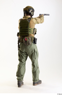 Alex Lee Pose with Pistol shooting standing whole body 0006.jpg